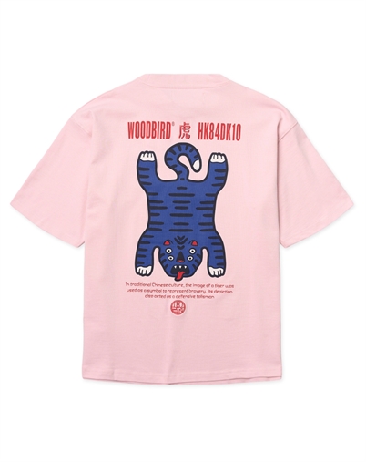 Woodbird - WBBalo Tiger T-shirt - Violet